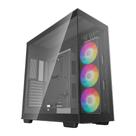 Gabinete Gamer Deepcool CH 780, Full Tower, E-ATX, Lateral e Frente em Vidro Temperado, Kit Cooler Fan ARGB, Preto - R-CH780-BKADE41-G-1
