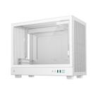 Gabinete Gamer DeepCool CH160 Plus Micro ATX Sem Fans Branco - R-CH160-WHNGM0-G