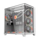 Gabinete Gamer Forcefield Max White Ghost Gabinete Gamer Forcefield Max White Ghost