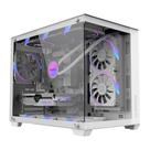 Gabinete Gamer Forcefield V2 White Ghost Mid-tower Mini ITX Micro ATX Branco Pcyes Gabinete Gamer Forcefield V2 White Ghost Mid-tower Mini ITX Micro ATX Branco Pcyes