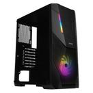 Gabinete Gamer Fortrek Black Hawk 1Fan S/Fonte MidTower RGB ATX Lateral Acrílico Preto - 70570