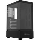 Gabinete Gamer Fortrek Crystal Mid Tower Preto