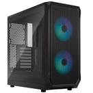 Gabinete Gamer Fractal Design Focus 2 RGB, Mid Tower, ATX, Lateral em Vidro, Preto - FD-C-FOC2A-03 Gabinete Gamer Fractal Design Focus 2 RGB, Mid Tower, ATX, Lateral em Vidro, Preto - FD-C-FOC2A-03