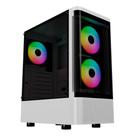 Gabinete Gamer Gamdias Talos E3 CG WH, Mid Tower, ARGB, ATX, Lateral em Vidro Temperado, Branco - TALOS E3 CG WH