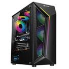 Gabinete Gamer Hayom GB1713, Mid Tower, LED RGB, ATX, Lateral em Vidro Temperado, 4x Cooler Fan RGB, Preto - GB.17.10.13 Gabinete Gamer Hayom GB1713, Mid Tower, LED RGB, ATX, Lateral em Vidro Temperado, 4x Cooler Fan RGB, Preto - GB.17.10.13