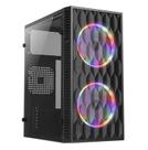 Gabinete gamer - hive - 2 fans rgb -vidro lateral Gabinete gamer - hive - 2 fans rgb -vidro lateral