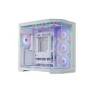 Gabinete Gamer Husky Dome GN950, Mid Tower, ARGB, ATX, Lateral e Frontal em Vidro, 10x Cooler Fan ARGB, Branco - HGN950B