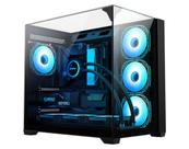 Gabinete Gamer K-mex Aquário CG-01FD ATX Mega Shark Sem Fans
