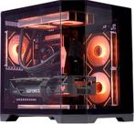 Gabinete Gamer K-mex Aquário CG-01KV Ângulo Micro Atx S/ Fan