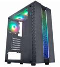 Gabinete Gamer K-MEX Kratos CG42TP Mid Tower com Fita LED RGB Frontal, Painel Lateral em Acrílico, sem Fans