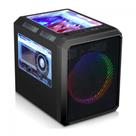 Gabinete Gamer K-Mex Microcraft 03RC - Design Compacto - Micro-ATX - Cooler RGB Incluso - Preto