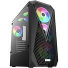 Gabinete Gamer Kalkan Joturn Lite S/Fan S/Fonte ATX MidTower Vidro Temperado Preto - KLK00087