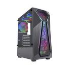 Gabinete Gamer KMex Warlock A1D4 com Iluminação RGB Gabinete Gamer KMex Warlock A1D4 com Iluminação RGB