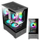 Gabinete Gamer Megalon Clanm ATX Design e Performance