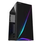 Gabinete gamer mid tower sem fan sem fonte argus e5 preto gamdias