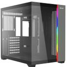 Gabinete gamer mid tower sem fan sem fonte ca-614b tesseract rgb preto redragon Gabinete gamer mid tower sem fan sem fonte ca-614b tesseract rgb preto redragon