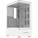 Gabinete gamer mid tower sem fan sem fonte fortrek crystal branco 86947