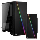 Gabinete Gamer Mini Cylon Aerocool Mid Tower Suporta 3 Ventoinhas Painel de Acrílico Iluminação Com 13 Modos de Rgb