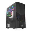 Gabinete Gamer Montech FIGHTER 500, Mid Tower, Black, ATX, 4 Fans, Vidro Temperado