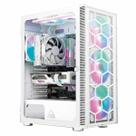 Gabinete Gamer Montech X3 Glass, Mid Tower, White, ATX, 6 Fans, Vidro Temperado, X3 GLASS (W)