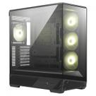 Gabinete Gamer MSI MAG Pano 130R PZ, Mid Tower, Vidro Temperado, ATX, Com 4 Fans ARGB, Preto Gabinete Gamer MSI MAG Pano 130R PZ, Mid Tower, Vidro Temperado, ATX, Com 4 Fans ARGB, Preto