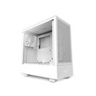 Gabinete Gamer NZXT H5 FLOW Lateral Vidro TEMP MINI-ITX/MICRO-ATX/ATX/EATX Branco - CC-H51FW