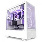 Gabinete Gamer NZXT H5 Flow, Mid Tower, Vidro Temperado, ATX, White, Com 2 Fans, CC-H51FW-01