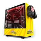 Gabinete gamer nzxt h510i rivais rgb mid-tower lateral de vidro, amarelo ca-h510i-mh-rv