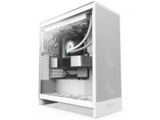 Gabinete Gamer Nzxt H7 Flow Branco Lateral de Vidro E-Atx/Atx/Micro-Atx/Mini Itx - CM-H72FW-01