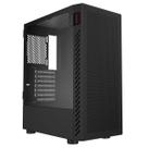 Gabinete Gamer PCyes Bolter Black Vulcan, Sem Cooler, Preto,