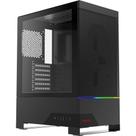 Gabinete Gamer Redragon Carbon, Mid Tower, RGB, ATX, Lateral em Vidro Temperado, Sem FANs, Preto - CA-610B