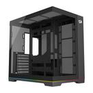 Gabinete Gamer Redragon Scalpel, Mid Tower, ATX, ARGB, Aquário com Fita de LED, USB 3.0, Sem FANs, Preto - GC-628 Gabinete Gamer Redragon Scalpel, Mid Tower, ATX, ARGB, Aquário com Fita de LED, USB 3.0, Sem FANs, Preto - GC-628