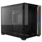 Gabinete Gamer Redragon Wideload Mini Lite Usb-C Rgb Preto