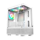 Gabinete Gamer Rise Mode Crystal Glass 02, Mid Tower, Lateral e Frontal em vidro, Sem FANs, Branco - RM-CA-CY-02-FW Gabinete Gamer Rise Mode Crystal Glass 02, Mid Tower, Lateral e Frontal em vidro, Sem FANs, Branco - RM-CA-CY-02-FW