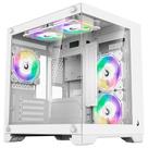 Gabinete Gamer Rise Mode Galaxy Glass M Mini, M-ATX, Lateral e Frontal em Vidro Temperado, Sem FANs, Branco - RM-GA-GGMN-FW Gabinete Gamer Rise Mode Galaxy Glass M Mini, M-ATX, Lateral e Frontal em Vidro Temperado, Sem FANs, Branco - RM-GA-GGMN-FW