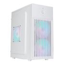 Gabinete Gamer Rise Mode X1 White S/Fan S/Fonte MiniTower M-ATX Branco - RM-GA-OFX1-FW