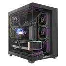 Gabinete Gamer Round5 Asuka Black ATX Vidro Frontal e Lateral Sem Fonte