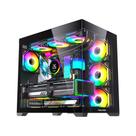 Gabinete Gamer Round5 Genos Mid Tower ATX Sem Fan Aquário Vidro Preto Gabinete Gamer Round5 Genos Mid Tower ATX Sem Fan Aquário Vidro Preto