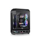 Gabinete Gamer Thermaltake The Tower 600, Mid Tower, Vidro Temperado, E-ATX, Black, Sem Fonte, Com 2 Fans Gabinete Gamer Thermaltake The Tower 600, Mid Tower, Vidro Temperado, E-ATX, Black, Sem Fonte, Com 2 Fans