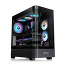Gabinete Gamer Thermaltake View 290 TG Mid Tower Curved Glass Com 3 Fan ARGB Preto Gabinete Gamer Thermaltake View 290 TG Mid Tower Curved Glass Com 3 Fan ARGB Preto