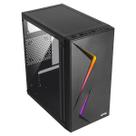 Gabinete Gamer Vinik Twin Edge Preto Lateral Acrilico Gabinete Gamer Vinik Twin Edge Preto Lateral Acrilico