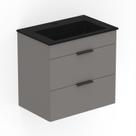 Gabinete Integrado 2 Gavetas com Lavatório 65x62cm Cube