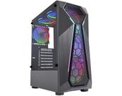 Gabinete K-Mex, Warlock, Mid-Tower, Rgb, Com Fita De Led