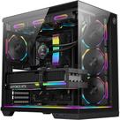 Gabinete Kalkan Skye RGB Preto Aquário ATX USB 3.0 Sem Fans
