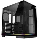 Gabinete Kalkan Skye Rgb Preto Atx Mid Tower Vidro Temperado Usb 3.0 Preto Sem Fan Klk00042