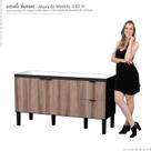 Gabinete Madeira Para Pia de 150 Colibri Cozimax Preto/Tamarindo