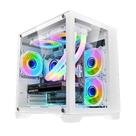 Gabinete matx bpc-345b brazilpc gamer branco /4 cooler