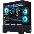Gabinete micro ATX Gamer Stellar Pro MetalRed M9 Sem Fans - Preto