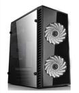 Gabinete Micro Atx Gamer Xway Acrilico 01146 Com Fonte 230w 2 Fan Cooler Led