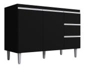 Gabinete Multiuso De Pia Andreia S/tampo 120cm Ajl Móveis